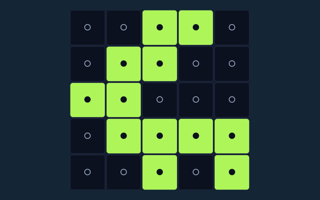 Lights Out game board